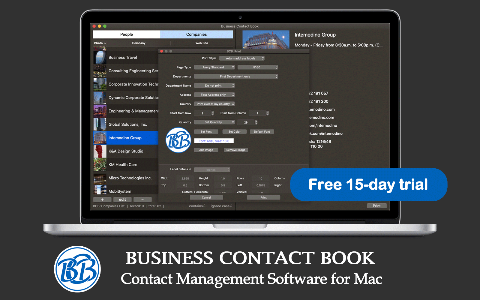 Business Contact Book - New Way in Contact Management